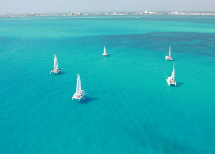 Catamaran Tour to Isla Mujeres & Snorkel (Platino) — 2