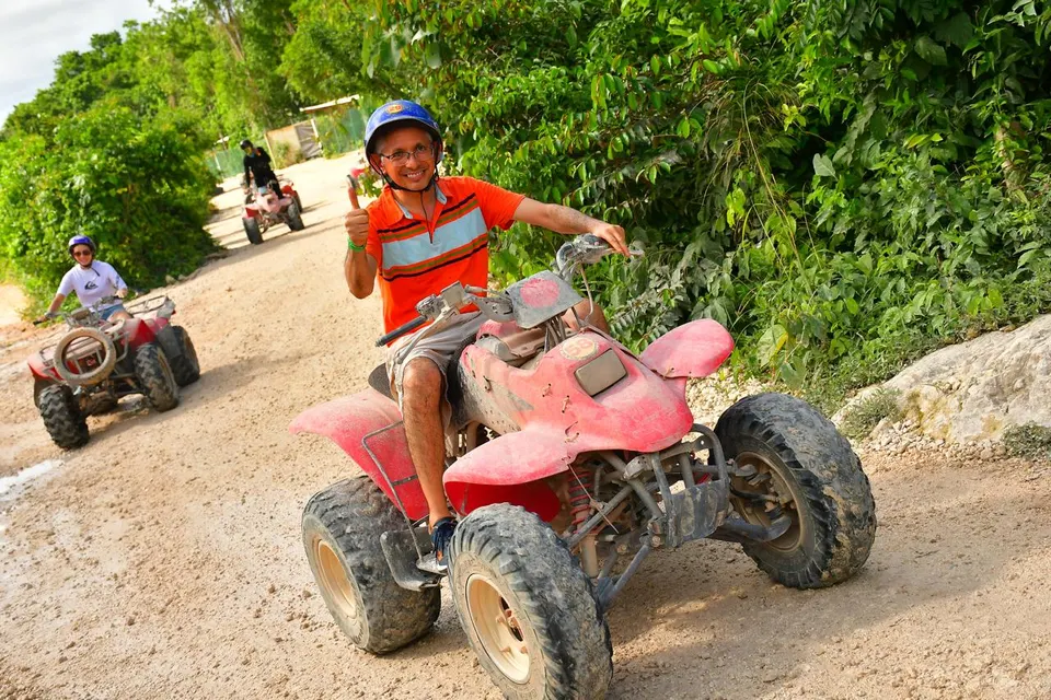 Extreme ATV Tour - Zipline and Cenote (Single)