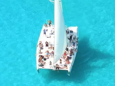 CATAMARAN TOUR TO ISLA MUJERES & SNORKEL with Transportation Included