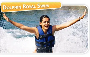 Dolphin Royal Swim VIP in Isla Mujeres