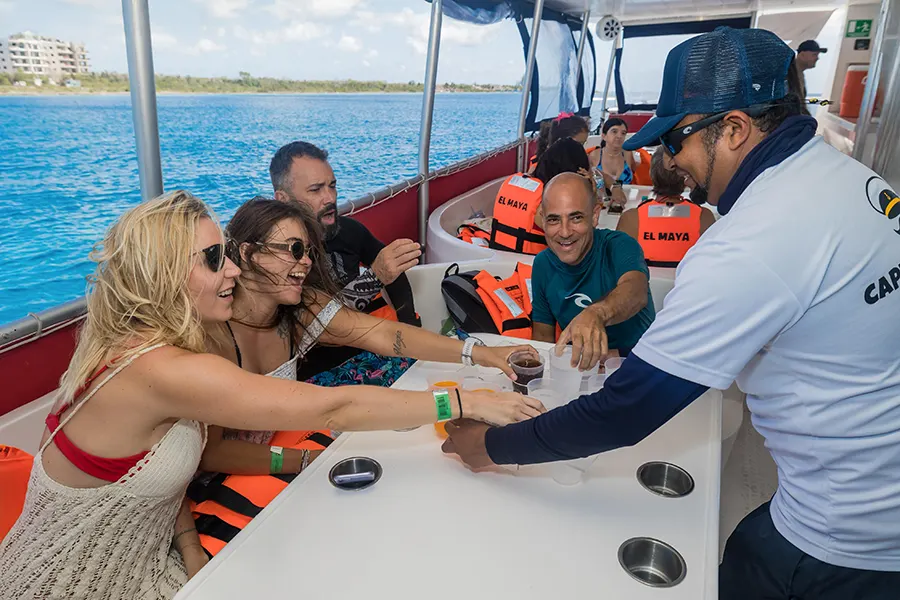 Cozumel By Catamaran with Snorkel At el Cielo & el Cielito — 5